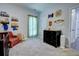 Charming bedroom with a dresser, rocker, and plenty of bookshelves at 1746 Pierpont Ave, Charleston, SC 29414