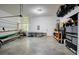 Spacious garage with boat, workbench, and ample storage at 1746 Pierpont Ave, Charleston, SC 29414