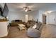Bright living room with fireplace and ample seating at 1746 Pierpont Ave, Charleston, SC 29414