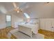 Charming bedroom with white bed frame and private door at 1746 Pierpont Ave, Charleston, SC 29414