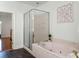 Bathroom with soaking tub, shower, and marble vanity at 3906 Heron Marsh Cir, Johns Island, SC 29455
