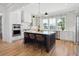 Open concept kitchen boasting stainless steel appliances and ample cabinet space at 1480 Jeremy Cay Ct, Awendaw, SC 29429