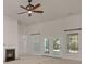 Bright living room with fireplace and sliding glass doors at 399 Decatur Dr, Summerville, SC 29486