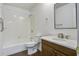 Clean bathroom with shower/tub and vanity at 809 Andrea Ln, Hanahan, SC 29410