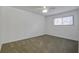 Bright bedroom with ceiling fan and carpet at 809 Andrea Ln, Hanahan, SC 29410