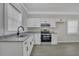 Modern kitchen with white cabinets, granite countertops and stainless steel appliances at 1910 Kerry St, North Charleston, SC 29406