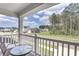 Relaxing balcony overlooking the neighborhood at 229 Camellia Bloom Dr, Moncks Corner, SC 29461