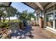 Spacious deck with built-in grill, offering stunning marsh views and ample seating at 1311 S Jenkins Lagoon Dr, Seabrook Island, SC 29455