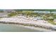 Beachfront community pool and lounging area with white umbrellas and chairs at 1311 S Jenkins Lagoon Dr, Seabrook Island, SC 29455
