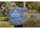 Bohiket Marina and Market directory sign at 1311 S Jenkins Lagoon Dr, Seabrook Island, SC 29455