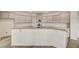 Modern kitchen featuring granite countertops and gray cabinets at 1866 Nola Run, Summerville, SC 29485