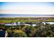 Aerial view of golf course and ocean at 140 Flyway Dr, Kiawah Island, SC 29455