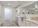 Modern kitchen with white cabinets and stainless steel appliances at 202 Greenmeadow Dr, Goose Creek, SC 29445