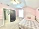 Charming bedroom with a full-size bed and pink color scheme at 139 Royal Star Rd, Summerville, SC 29486