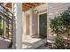 Private entrance with covered porch area at 121 High Hammock Villas # 121, Seabrook Island, SC 29455