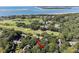 Property location shown in wider aerial view near golf course and ocean at 121 High Hammock Villas # 121, Seabrook Island, SC 29455