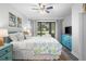 Spacious main bedroom with king bed and golf course view at 121 High Hammock Villas # 121, Seabrook Island, SC 29455