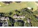 Aerial view highlighting condo location near golf course at 121 High Hammock Villas # 121, Seabrook Island, SC 29455