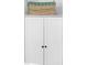 White wardrobe with a woven basket on top at 121 High Hammock Villas # 121, Seabrook Island, SC 29455