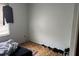 Simple bedroom with a bed, rug, and window at 8520 Delhi Rd, North Charleston, SC 29406