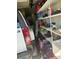 Garage with shelving units filled with various tools and supplies at 8520 Delhi Rd, North Charleston, SC 29406