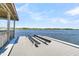 Serene waterfront dock with seating, offering peaceful water views at 1913 Mooring Line Way, Mount Pleasant, SC 29466