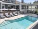 Stunning pool with spacious deck and outdoor seating at 1913 Mooring Line Way, Mount Pleasant, SC 29466