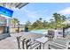 Inviting pool area with patio furniture and water views at 1913 Mooring Line Way, Mount Pleasant, SC 29466