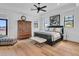 Guest bedroom with hardwood floors and water views at 1913 Mooring Line Way, Mount Pleasant, SC 29466