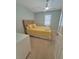 Bedroom with a queen bed and light yellow bedding at 32 41St Ave, Isle of Palms, SC 29451