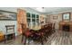 Formal dining room with a large table and antique chairs at 1085 Overton Dr, Moncks Corner, SC 29461