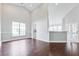 Dining area with hardwood floors and large windows at 1206 Creek Stone Way, Hanahan, SC 29410