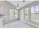 Breakfast nook with tile floors and abundant natural light at 1206 Creek Stone Way, Hanahan, SC 29410