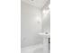 Simple, clean bathroom with pedestal sink and tile floor at 1206 Creek Stone Way, Hanahan, SC 29410