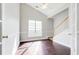 Spacious office with hardwood floors and a large window at 1206 Creek Stone Way, Hanahan, SC 29410