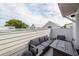 Private patio with fire pit and seating area, perfect for outdoor entertaining at 9 Iron Frg Aly, Charleston, SC 29403