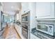 Modern kitchen with stainless steel appliances and granite countertops at 4233 Haulover Dr, Johns Island, SC 29455