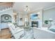 Spacious living room features hardwood floors, fireplace, and comfortable seating at 4233 Haulover Dr, Johns Island, SC 29455