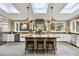Spacious kitchen with large island, stainless steel appliances, and ample counter space at 4285 Clover Hill Rd, Green Pond, SC 29446