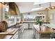 Bright kitchen with center island and water views at 4285 Clover Hill Rd, Green Pond, SC 29446