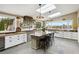 Gourmet kitchen with island, high-end appliances, and stunning views at 4285 Clover Hill Rd, Green Pond, SC 29446