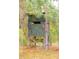 Camouflaged hunting blind in a wooded area, elevated for better visibility at 4285 Clover Hill Rd, Green Pond, SC 29446