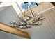 Unique branch-like chandelier adds rustic charm at 4285 Clover Hill Rd, Green Pond, SC 29446