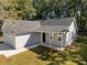 New construction home with gray siding, white trim, and a one-car garage at 168 Aleene Dr, Summerville, SC 29485