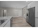 Modern kitchen with island, stainless steel appliances, and granite countertops at 168 Aleene Dr, Summerville, SC 29485