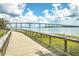 Scenic boardwalk path with views of the river and bridge at 2600 Josiah St, Charleston, SC 29492