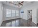 Bright bedroom with hardwood floors, ceiling fan and access to other rooms at 2600 Josiah St, Charleston, SC 29492