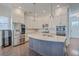 Modern kitchen with stainless steel appliances and an island at 2600 Josiah St, Charleston, SC 29492