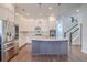 Modern kitchen with stainless steel appliances and an island at 2600 Josiah St, Charleston, SC 29492