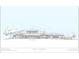 Oceanfront home architectural drawing showcasing a large home with a pool and expansive porch at 1735 Atlantic Ave, Sullivans Island, SC 29482